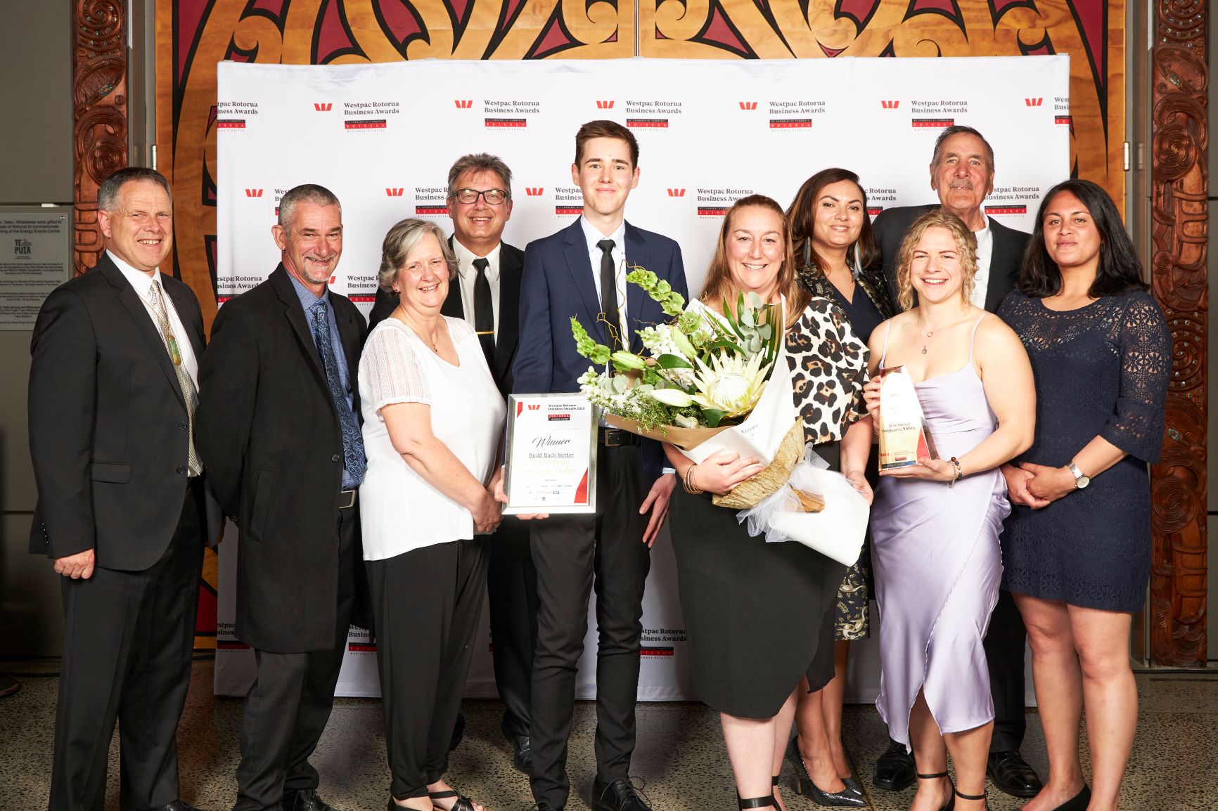 Waimangu win Build Back Better at Rotorua Business Awards 2020